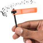 Colorful Plastic Rattle Spinner Toys for Babies – Fun Mix Design Set (1 Pc) - Back View by Nari Haat, Indian ethnic...