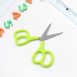 Stainless Steel Double Grip Scissors (1 Pc): Comfort Grip Handle, Multipurpose - Closeup Embroidery by Nari Haat, Ind...