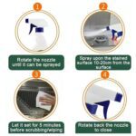 Kitchen Cleaner Spray for Oil & Grease on Stoves (Approx 500ml, Non-toxic) - Closeup Embroidery by Nari Haat, Indian ...