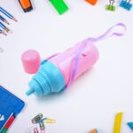 500ml Insulated Sports Water Bottle with Dori & Straw: Leakproof, BPA-Free, Kids - Sleeve Design by Nari Haat, Indian...