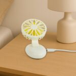 Mini USB Handheld Fan – Portable Rechargeable Mini Fan for Home & Travel - Neckline Detail by Nari Haat, Indian eth...