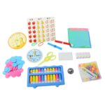Abacus 11 Rods Counting Abacuses Toy Bead Educational Tools (1 Set) - Sleeve Design by Nari Haat, Indian ethnic wear,...