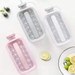 Ice Cube Trays 2 in 1 Portable Ice Ball Maker, 17 Round Ice Cube Mold  (1 Pc) - Back View by Nari Haat, Indian ethnic...