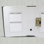 Button Clip Box File Paper Holder Organizer (35×28 Cm / 1 Pc / MOQ :- 4 pc - Closeup Embroidery by Nari Haat, Indian...