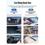 2 in 1 Wireless Vacuum Cleaner – 120W Handheld USB Rechargeable for Home & Car (1 Pc) - Full Detail by Nari Haat, I...