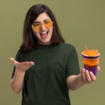 2 in 1 Snack & Drink Snackeez Travel Cup in One Container (1pc) - Sleeve Design by Nari Haat, Indian ethnic wear, wom...