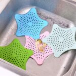 Silicone Star Shaped Sink Filter Bathroom Hair Catcher Drain Strainers for Basin - Full Detail by Nari Haat, Indian e...