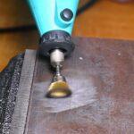 Brass Wire Wheels, 3 Pcs Brass Wire Wheels, Rust Removal Tool - Closeup Embroidery by Nari Haat, Indian ethnic wear, ...