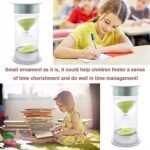 45-Minute Green Sand Timer – Hourglass Time Management Tool (Color: Green) - Sleeve Design by Nari Haat, Indian eth...
