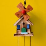 Home Decor Wind Chimes Outdoor Hanging (1 Pc) - Fabric Detail by Nari Haat, Indian ethnic wear, women clothing, desig...