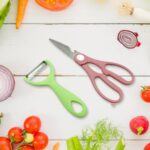 Corrugated 6 Pc Kitchen Knife Set – Professional Knives with Storage Box - Closeup Embroidery by Nari Haat, Indian ...