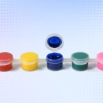 Kids Art Painting Kit Water Color, Cartoon Printed Board & Brush (9 Pcs Set) - Neckline Detail by Nari Haat, Indian e...