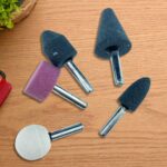 Abrasive Mounted Stone Grinding Wheel Head Grinding Burr Wheel Rotary Tools Set 5 Pcs - Closeup Embroidery by Nari Ha...