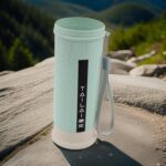 Portable Water Bottle (300 ML Approx / Mix Colors / Design) - Closeup Embroidery by Nari Haat, Indian ethnic wear, wo...