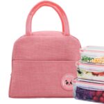Lunch Box  for Women Adult Men, Small Leakproof Cute Lunch Boxes for Work Office Picnic or Travel - Neckline Detail b...