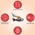 Nail Clipper For Cutting Nails - Neckline Detail by Nari Haat, Indian ethnic wear, women clothing, designer suit