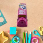 Double Decker Metal Bus Compass Case – 2-Layer Movable Wheels & Sharpener for Kids - Sleeve Design by Nari Haat, In...