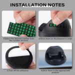 2 in 1 Car Anti-Slip Mat, Phone Holder Non Slip Sticky Phone Mount Holder (1 Set) - Back View by Nari Haat, Indian et...