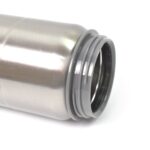 Steel Water Bottle | Fridge Water Bottle with straw (750ML) - Back View by Nari Haat, Indian ethnic wear, women cloth...