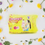 Travel-Friendly Diapers: Champs Small Diaper Pants (5 Pack) - Leakproof - Closeup Embroidery by Nari Haat, Indian eth...