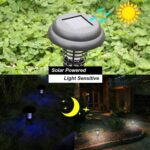 Medium Garden Solar Powered LED Mosquito Trap / Bug Zapper (1 Pc) - Neckline Detail by Nari Haat, Indian ethnic wear,...