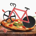 Bicycle Pizza Cutter (1 Pc): Stainless Steel, Unbreakable Handle - Closeup Embroidery by Nari Haat, Indian ethnic wea...