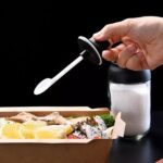 All-in-One Seasoning Jar: Heat-Resistant Glass with Spoon (1 Pc) - Back View by Nari Haat, Indian ethnic wear, women ...