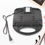 Electric Donut Maker 750W – 6 Cavity(1 Pc / With 2 PIN Plug Converter 1 Pc ) - Back View by Nari Haat, Indian ethni...