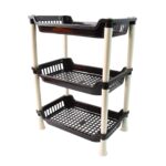 Apex Small Multiuse Plastic Storage Rack Organizer 3-Tier - Sleeve Design by Nari Haat, Indian ethnic wear, women clo...