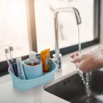 3 in 1 Hand wash Liquid Soap Dispenser with Sponge Holder (1 Set) - Neckline Detail by Nari Haat, Indian ethnic wear,...