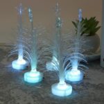 Tree LED Candlelight Colourful Candle Decoration LED Light Night, Diwali (1 Pc) - Neckline Detail by Nari Haat, India...