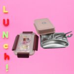 Kids Lunch Box with Steel Spoon & Chopsticks – Food-Safe & Durable - Sleeve Design by Nari Haat, Indian ethnic wear...