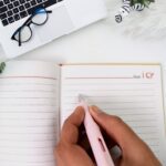 Fountain Blue Pen With 3 Refills (1 Set) - Neckline Detail by Nari Haat, Indian ethnic wear, women clothing, designer...