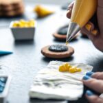 Cake Decorating Nozzle with Piping Bag Stainless Steel Piping Cream Frosting Nozzles - Fabric Detail by Nari Haat, In...