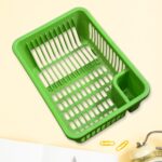 Multipurpose Plastic Kitchen Basket for Vegetables Fruits WashingOrganizer 43×30 cm - Fabric Detail by Nari Haat, In...