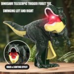 Dinosaur Roaring Toys Trigger Model with Sound Lighting Moving 3+ Years 1 Pc - Fabric Detail by Nari Haat, Indian eth...