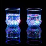 LED Light-up Cup Water Inductive Rainbow Color Changing LED (1 Pc) - Neckline Detail by Nari Haat, Indian ethnic wear...
