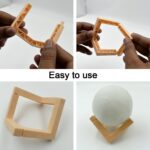 3D Moon Lamp with Color Changing Sensor Touch & Crystal Ball Stand - Sleeve Design by Nari Haat, Indian ethnic wear, ...