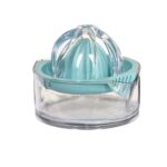 Manual Orange Lemon Citrus Juicer Squeezer Press Pourer with Lid Plastic 1 Pc - Sleeve Design by Nari Haat, Indian et...