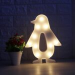 Penguin Shaped Light LED Light Kids Room (1 Pc / Battery Not Included) - Front View by Nari Haat, Indian ethnic wear,...