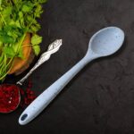 Silicone Multipurpose Basting Spoon Heat-Resistant Non-Stick Cooking Set (6 Pcs) - Fabric Detail by Nari Haat, Indian...