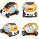 360° Rotating Stunt Car Toy – Bump & Go (1 Pc, Battery Not Included) - Neckline Detail by Nari Haat, Indian ethnic...