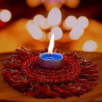Tealight Diwali Candle – Smokeless, Long-Burning, Mix Color (1 Pc) - Full Detail by Nari Haat, Indian ethnic wear, ...