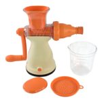 Apex Manual Carrot and Fruit Juicer – Heavy-Duty (1 Pc With Glass) - Sleeve Design by Nari Haat, Indian ethnic wear...