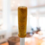 Stainless Steel Potato Masher / Pav Bhaji Masher with Wooden Handle (1 Pc) - Closeup Embroidery by Nari Haat, Indian ...