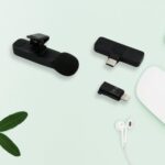Intelligent Noise Cancelling Live Streaming Clip on Microphone for Type-C & for iPhone - Neckline Detail by Nari Haat...