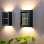 Solar Wall Lights Small Fence Lights Solar Powered Up Down LED Porch Light  (1 Pc) - Front View by Nari Haat, Indian ...