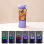 Eletric Crusher Juicer With Multicolor Light, 8 Blades (600 ML / Multicolor) - Fabric Detail by Nari Haat, Indian eth...