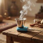 Quick Burn Steel Kapoor Dani Stand (Mix Color) - Fabric Detail by Nari Haat, Indian ethnic wear, women clothing, desi...