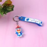 Cute Silicone 3D Key Chain with Metal Hook & Strap (Pack of 1) - Back View by Nari Haat, Indian ethnic wear, women cl...